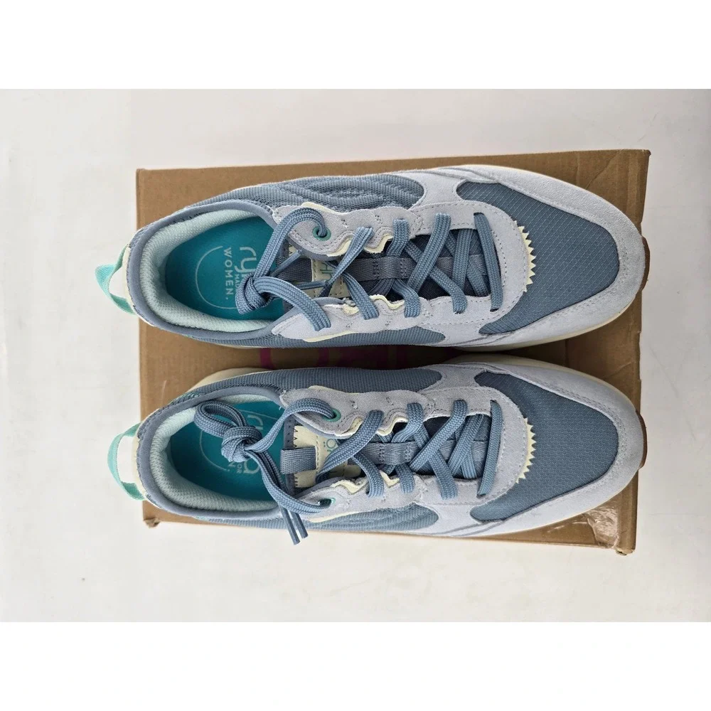Ryka Upside TR Trail Running Shoes Womens 9.5W Citadel Blue J5719M1400 -VG‎